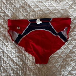 RUFSKIN SWIM BRIEFS Size M red/blue